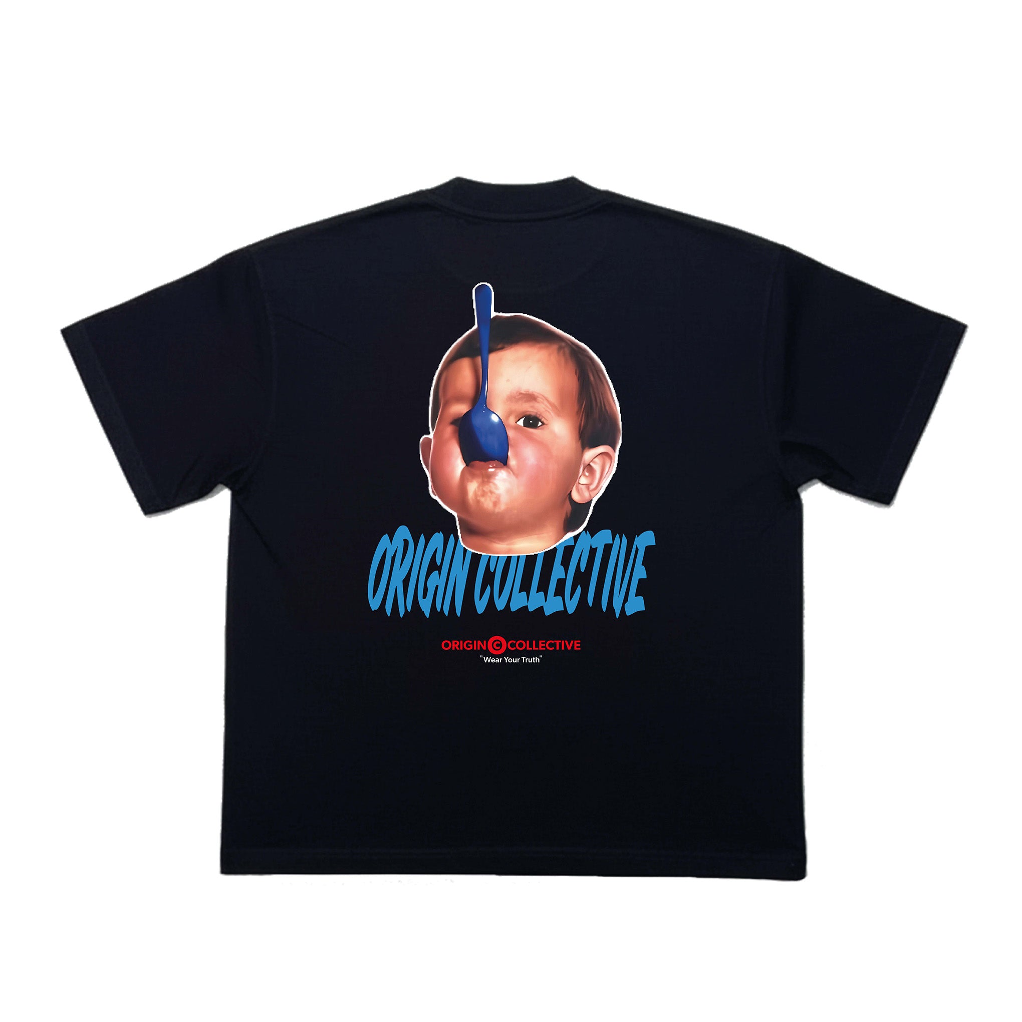 Baby Origin| Playera Oversize 280 GSM en Negro