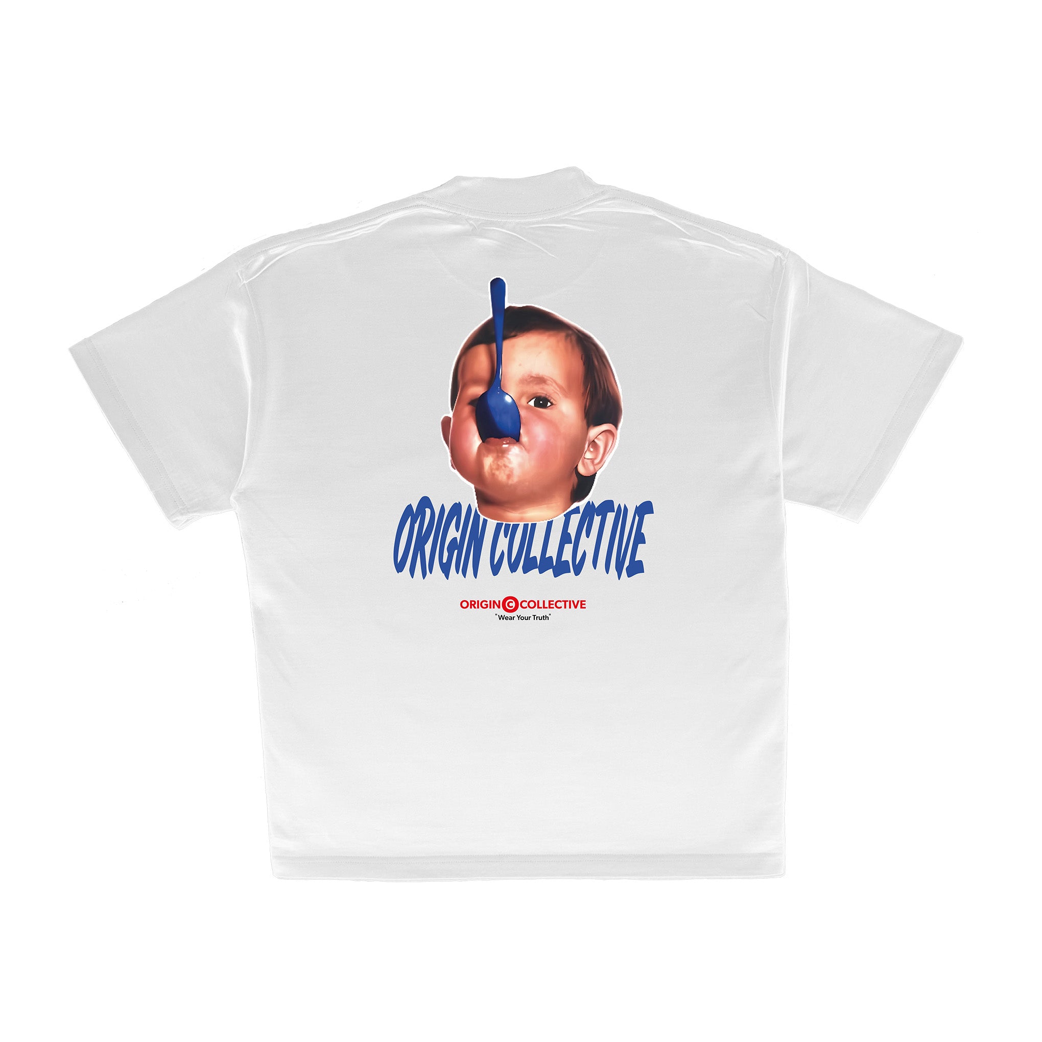 Baby Origin | Playera Oversize 280 GSM en Blanco