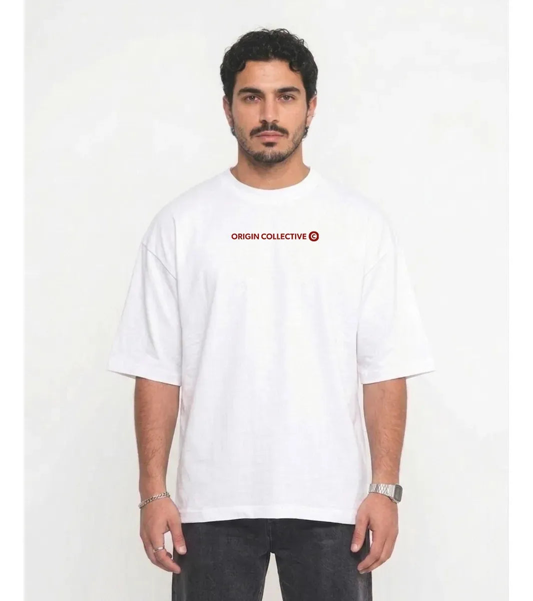 DAVID NOIR — Playera Oversize de Algodón Premium 280 GSM