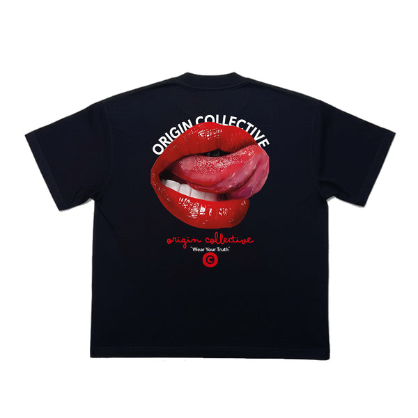 Deli | Playera Oversize 280 GSM en Negro