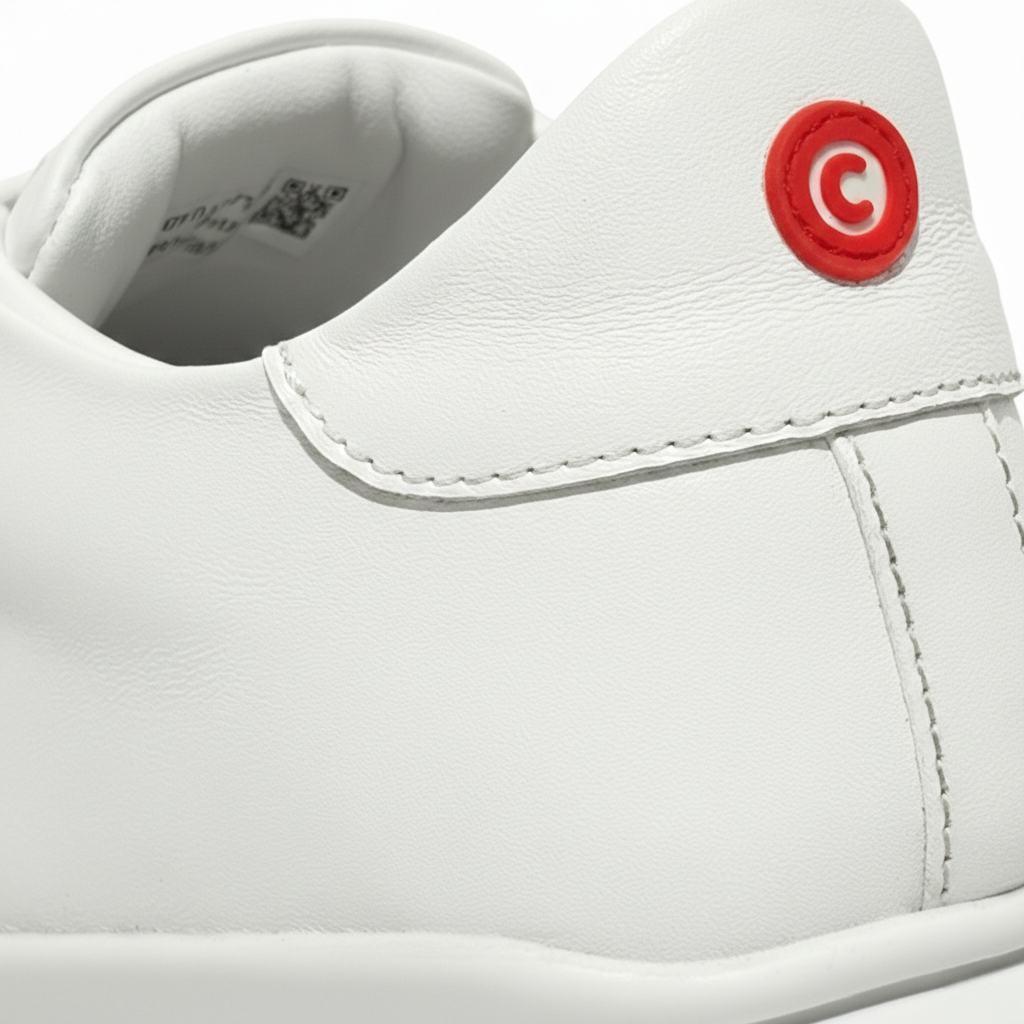 Sneakers Casuales LUMEN VERTEX Blanco Premium En Piel Con Forro De Borrego Suela Antiderrapante