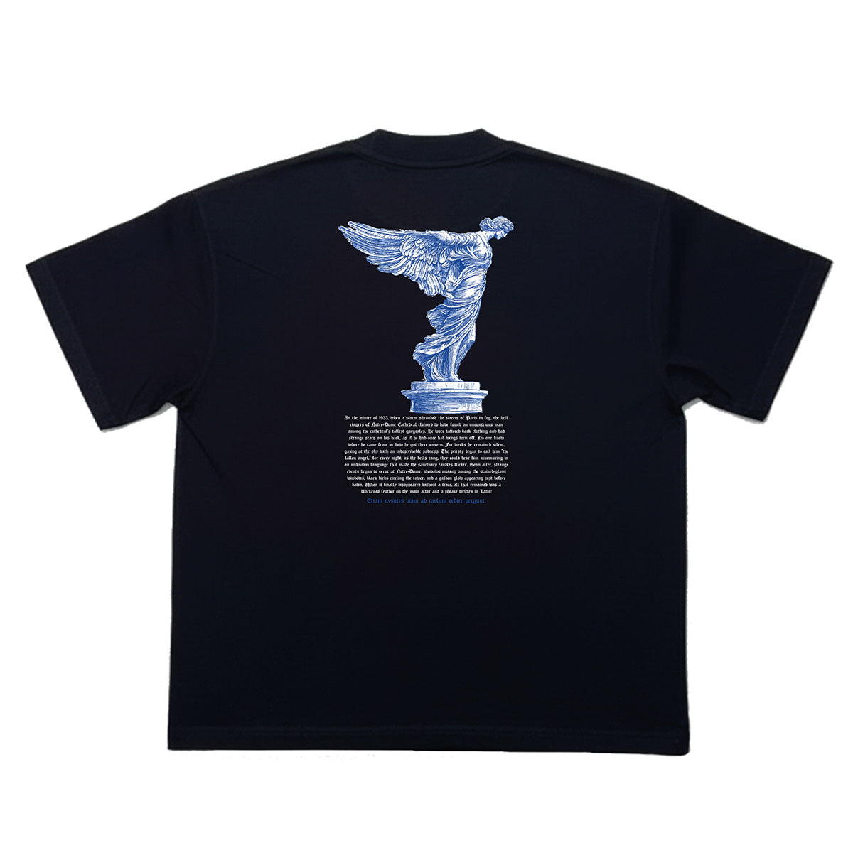 EXILES NEGRO — Playera Oversize de Algodón Premium 280 GSM