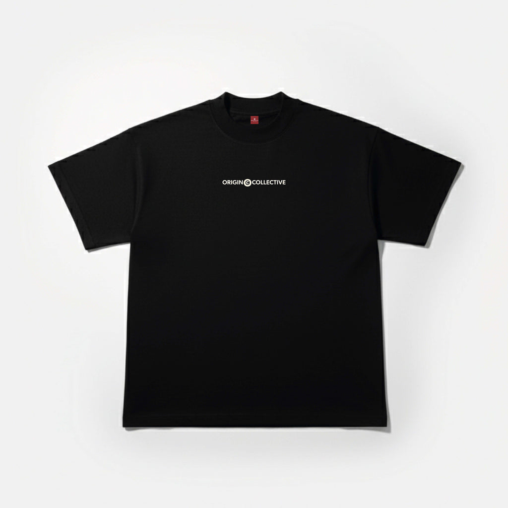 Baby Origin| Playera Oversize 280 GSM en Negro