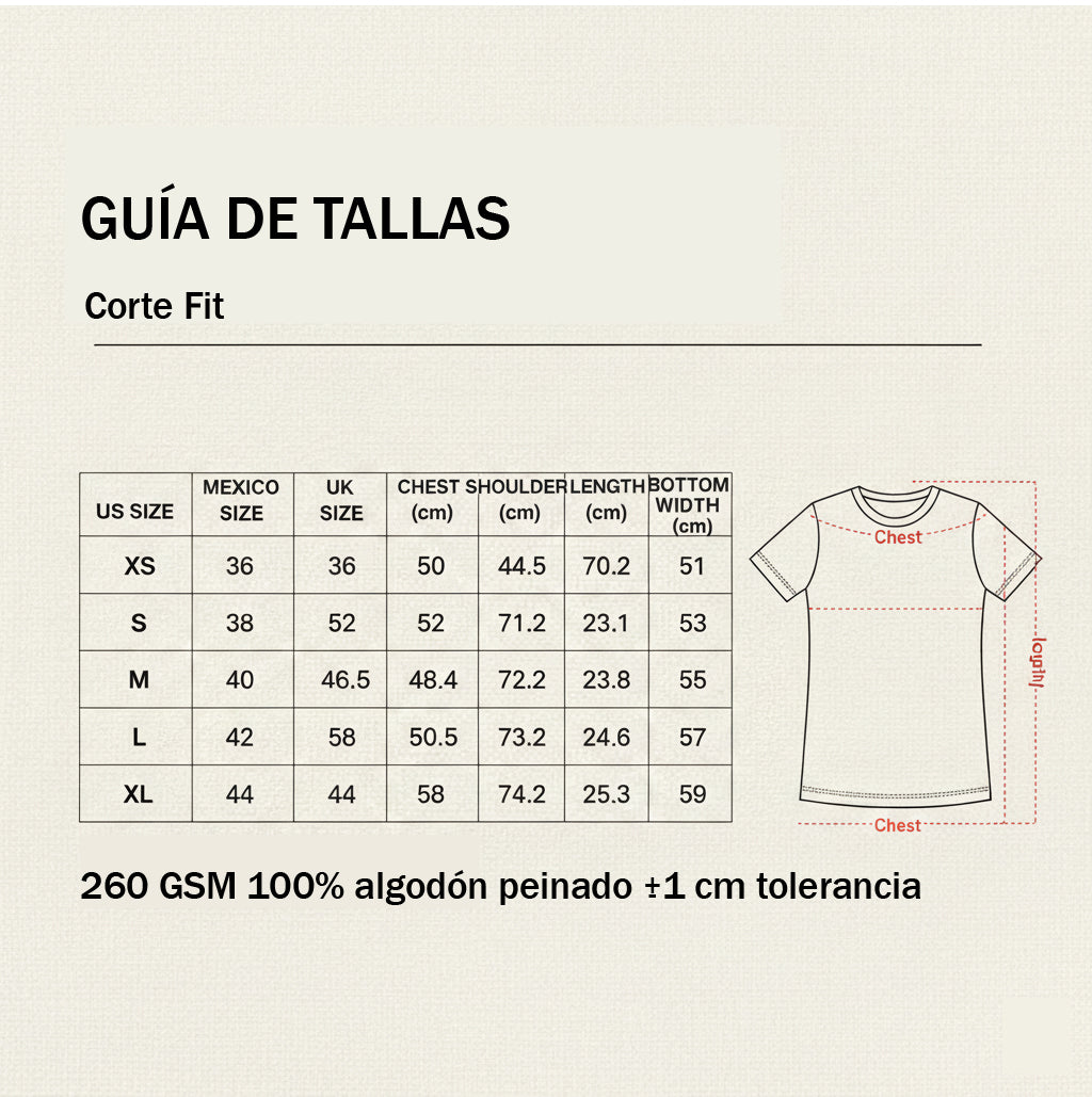 Guía de tallas