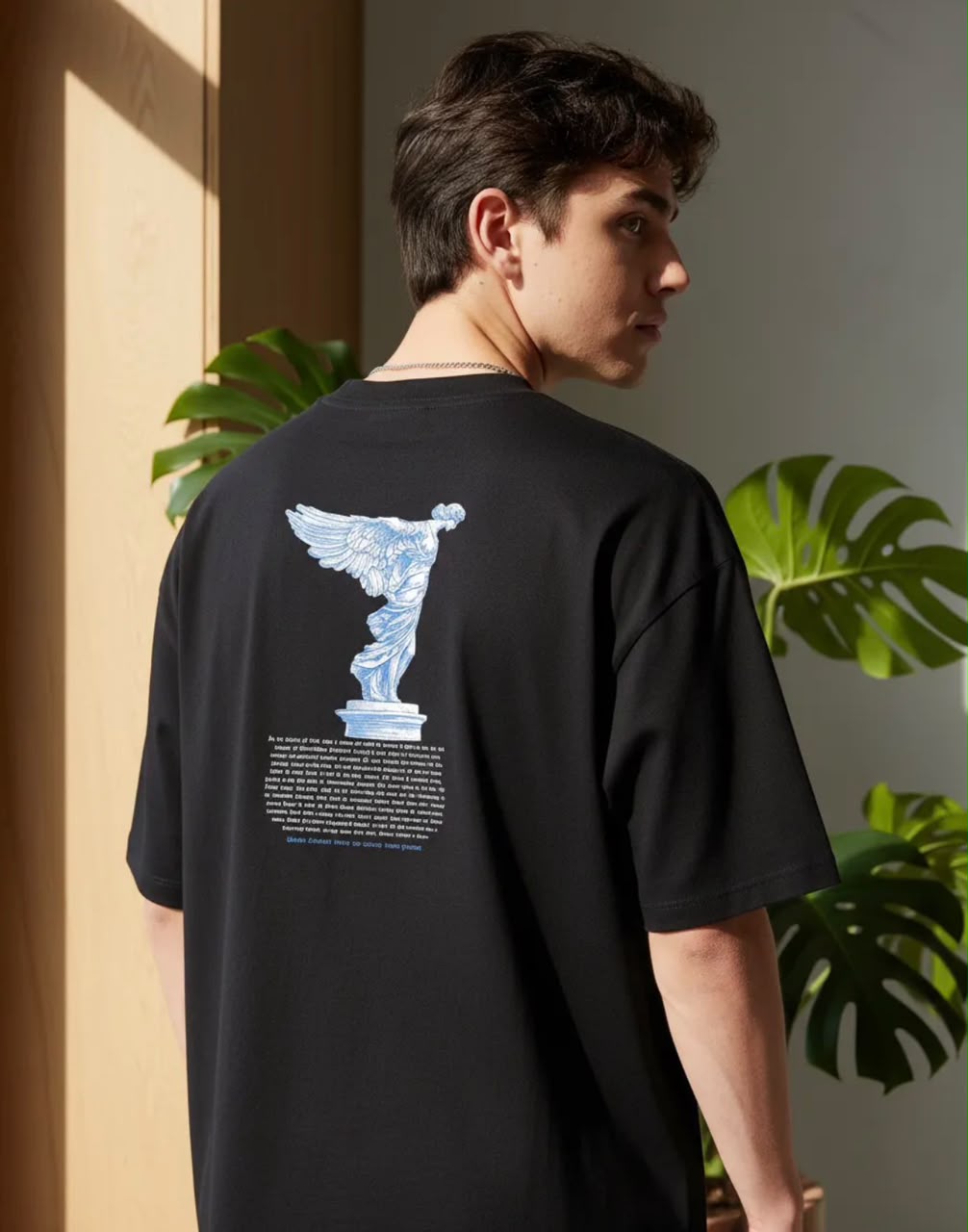 EXILES NEGRO — Playera Oversize de Algodón Premium 280 GSM
