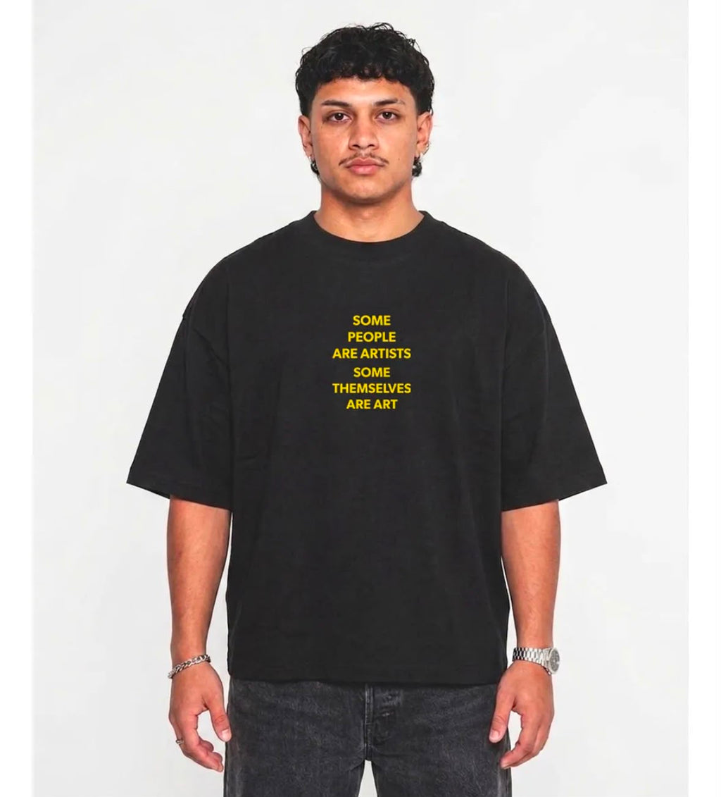 ART-01 NEGRO — Playera Oversize de Algodón Premium 280 GSM