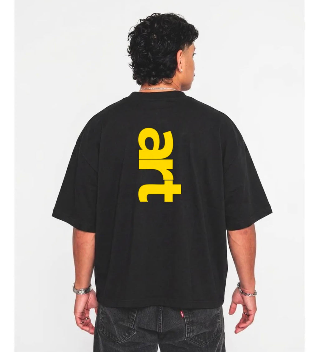 ART-01 NEGRO — Playera Oversize de Algodón Premium 280 GSM