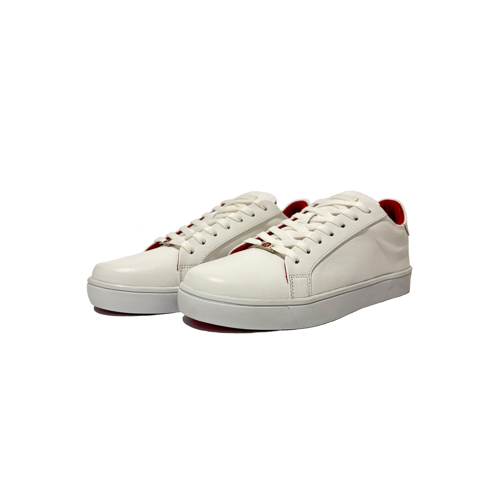 Lumen White and Red| Sneakers 100% Piel Borrego