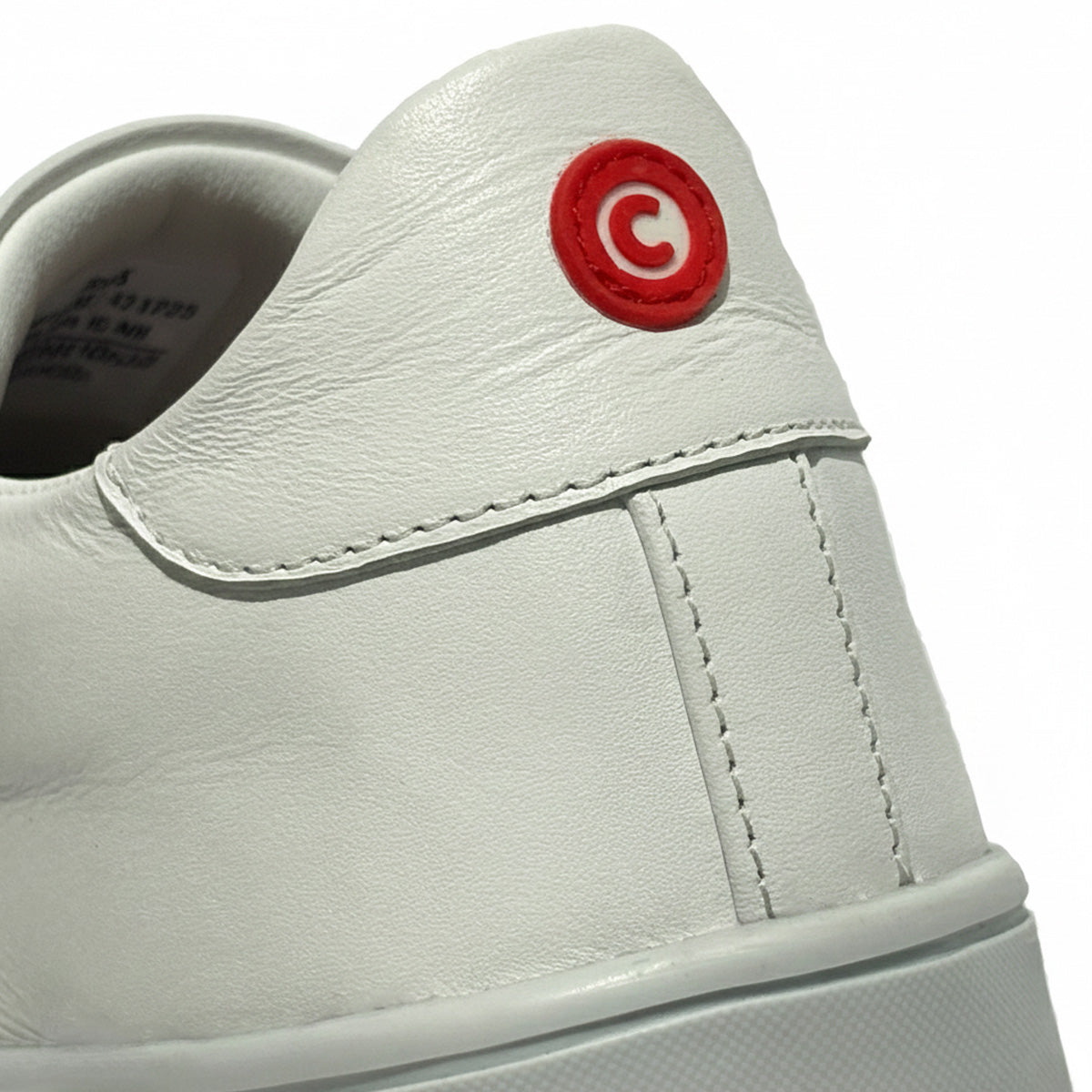 Sneaker Minimalista Formal Casual LUMEN Blanco Premium En Piel Con Forro De Borrego