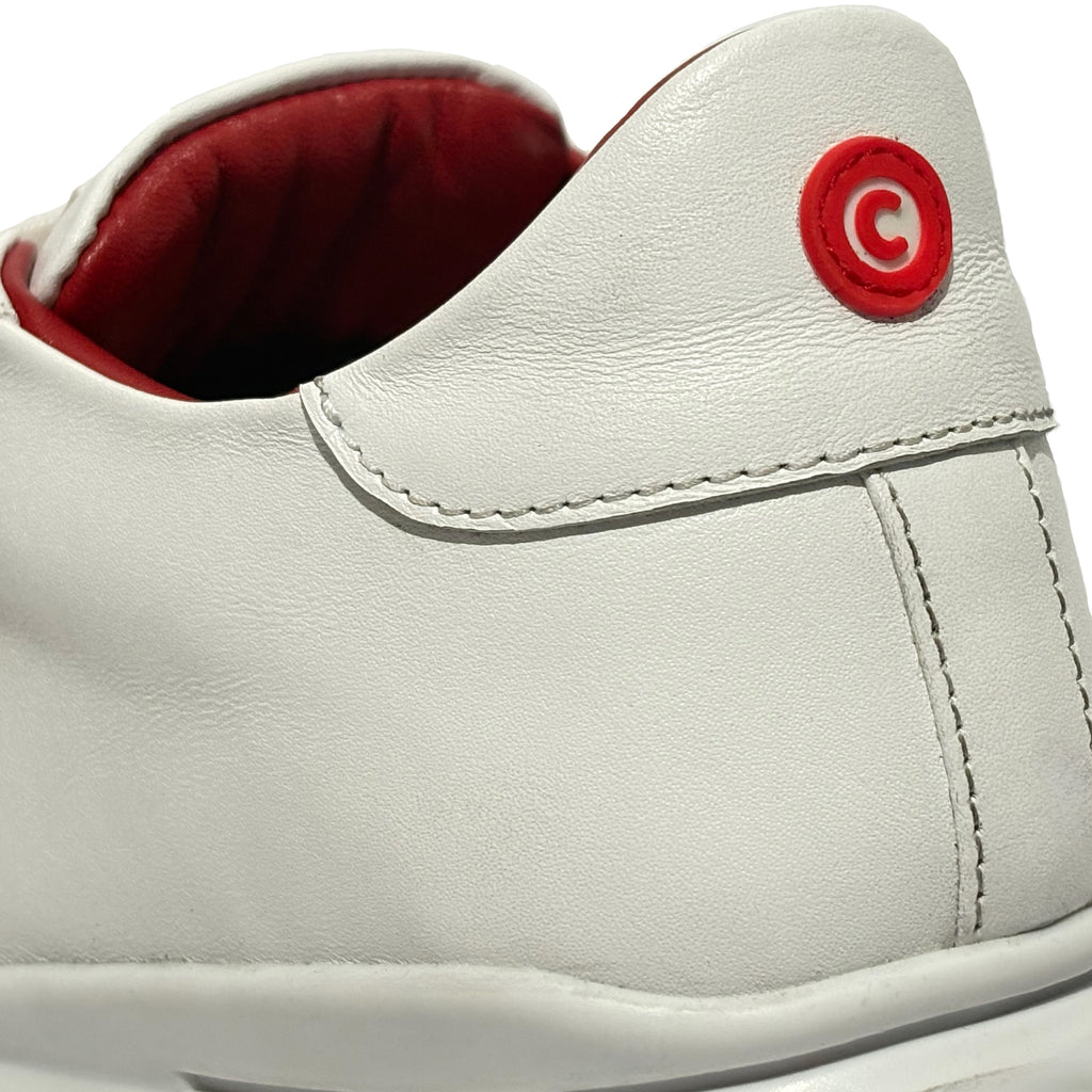 Lumen Vertex WhiteRed | Sneakers 100% Piel Borrego