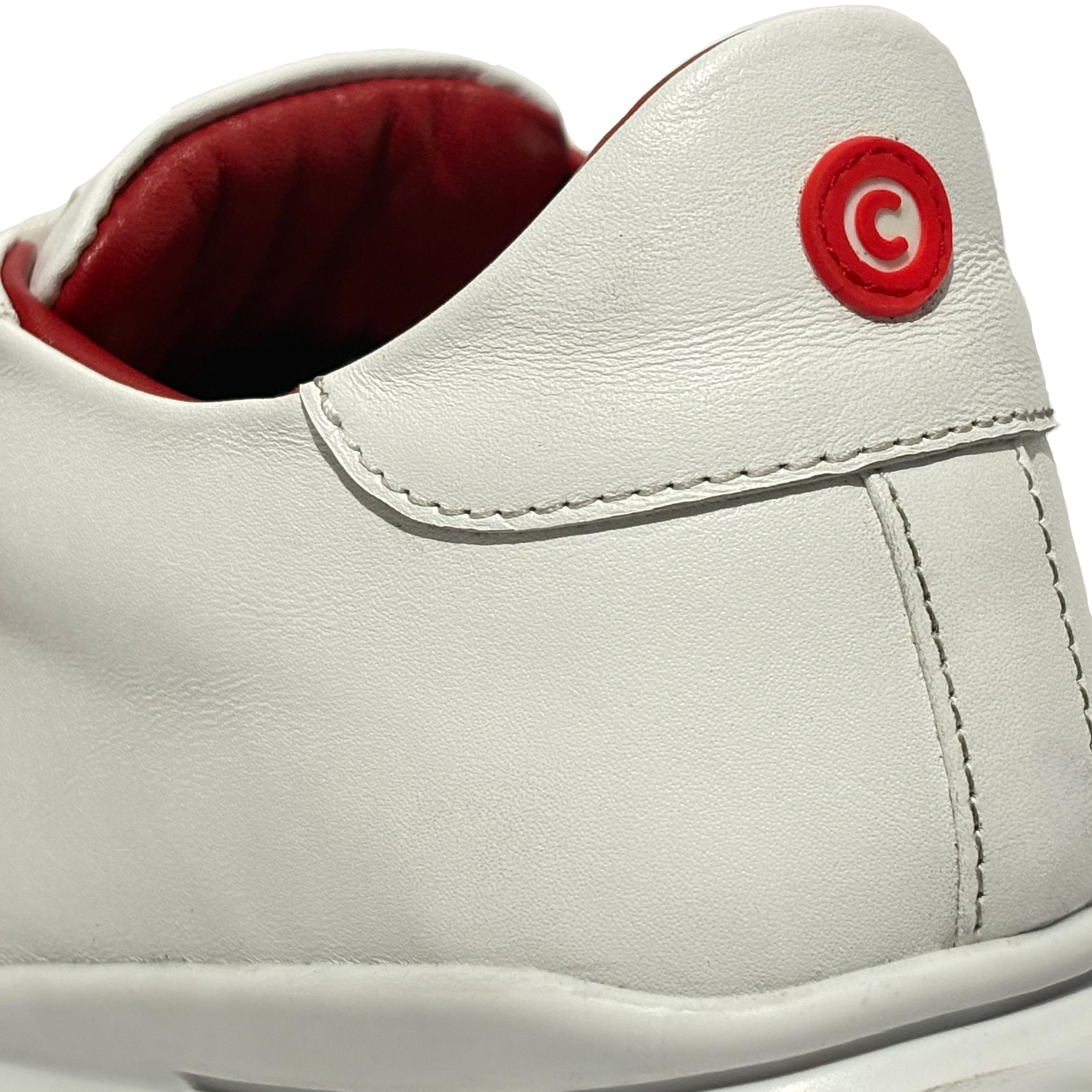 Lumen Vertex WhiteRed | Sneakers 100% Piel Borrego