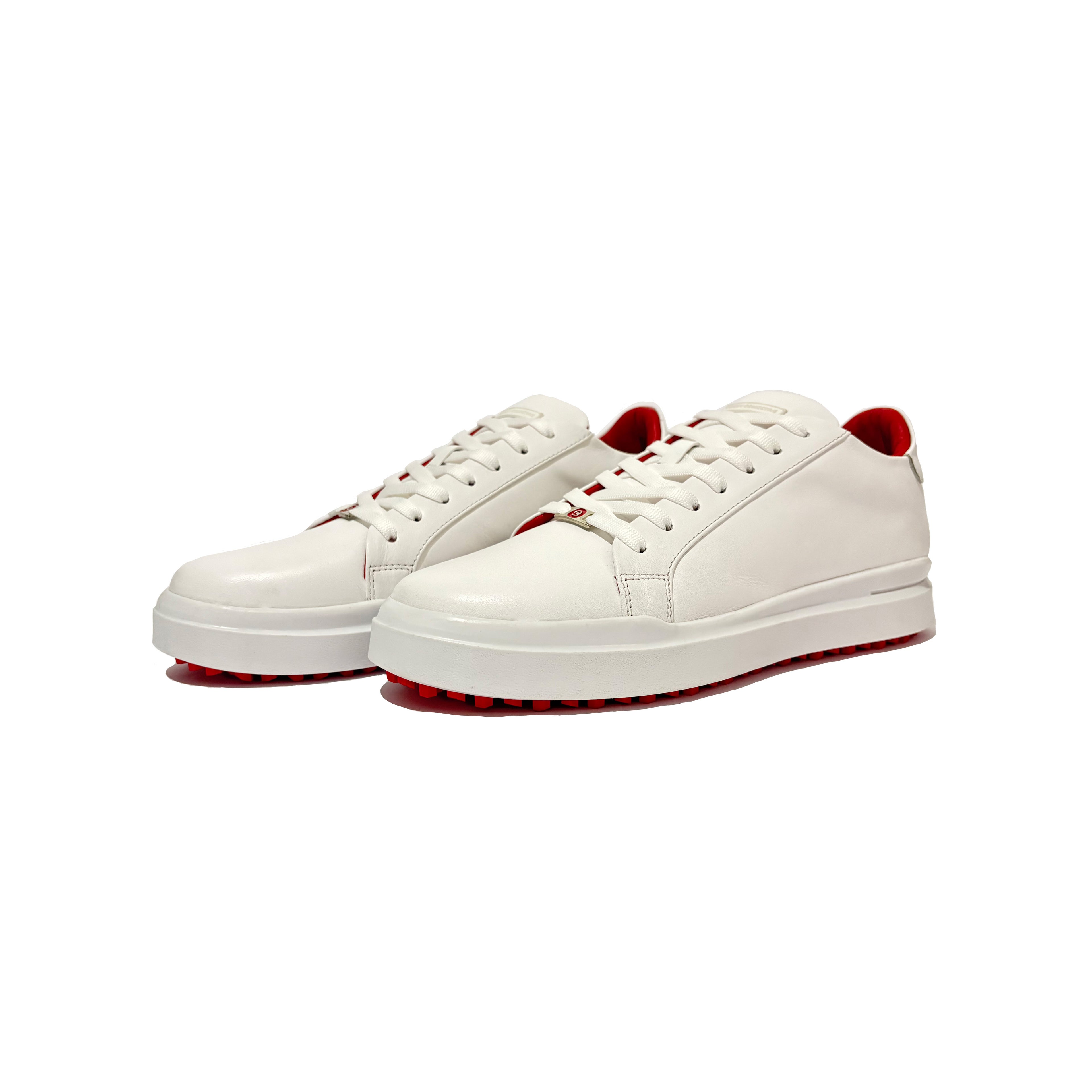 Lumen Vertex WhiteRed | Sneakers 100% Piel Borrego