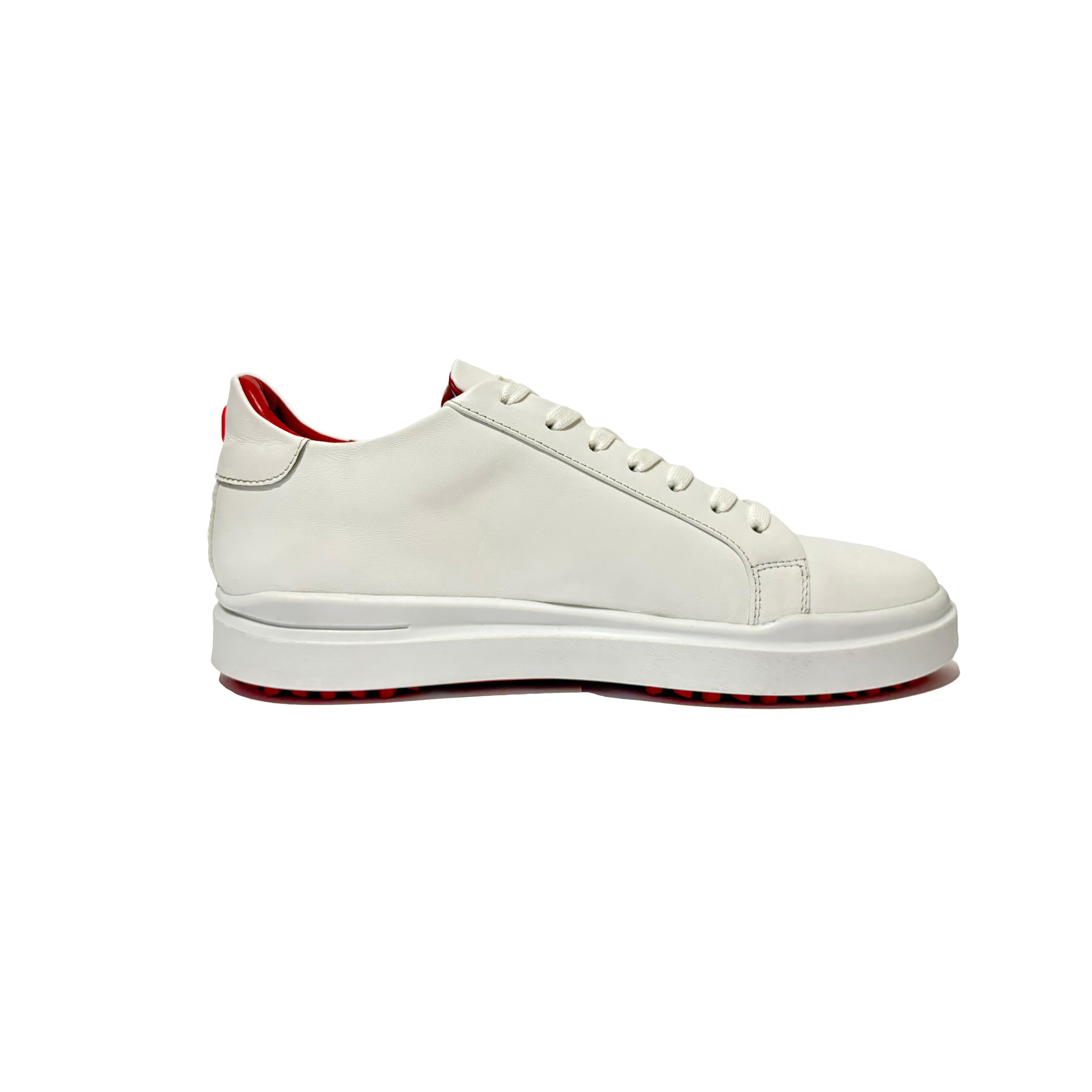 Lumen Vertex WhiteRed | Sneakers 100% Piel Borrego