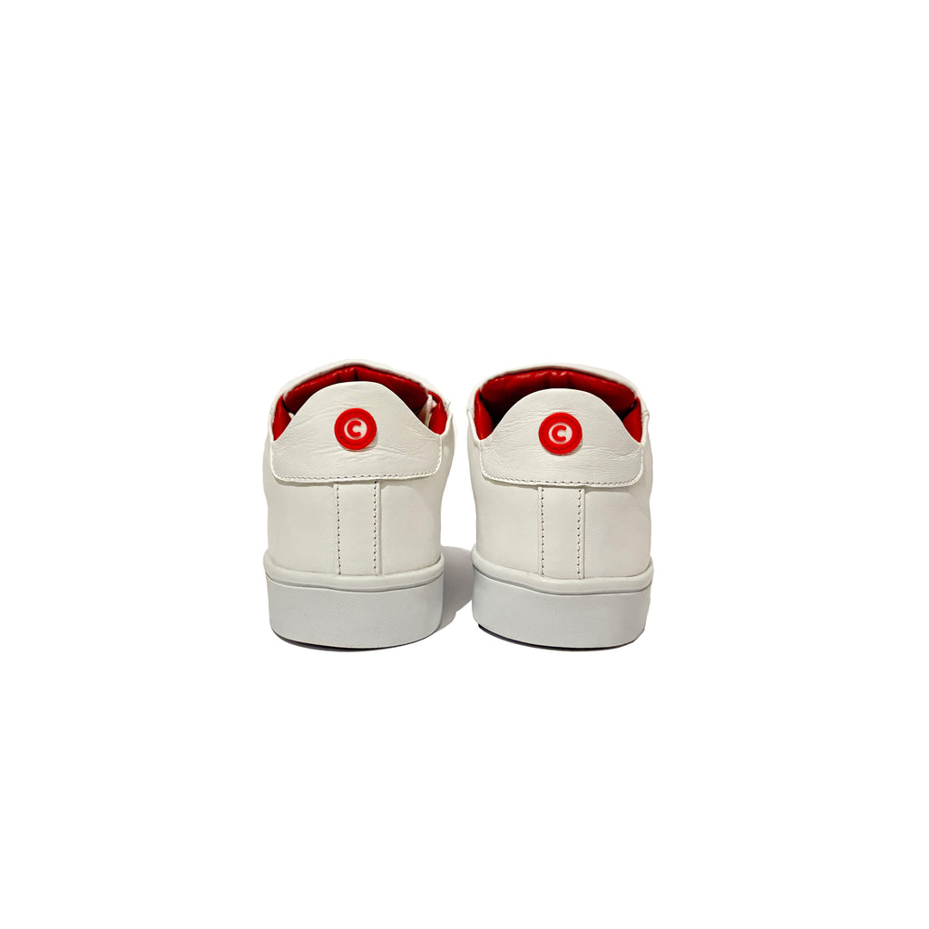 Lumen White and Red| Sneakers 100% Piel Borrego
