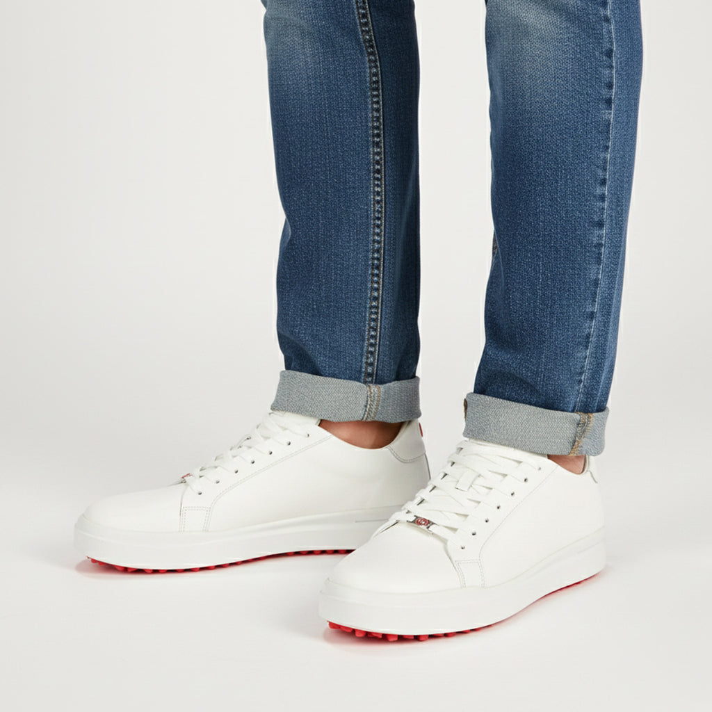 Sneakers Casuales LUMEN VERTEX Blanco Premium En Piel Con Forro De Borrego Suela Antiderrapante