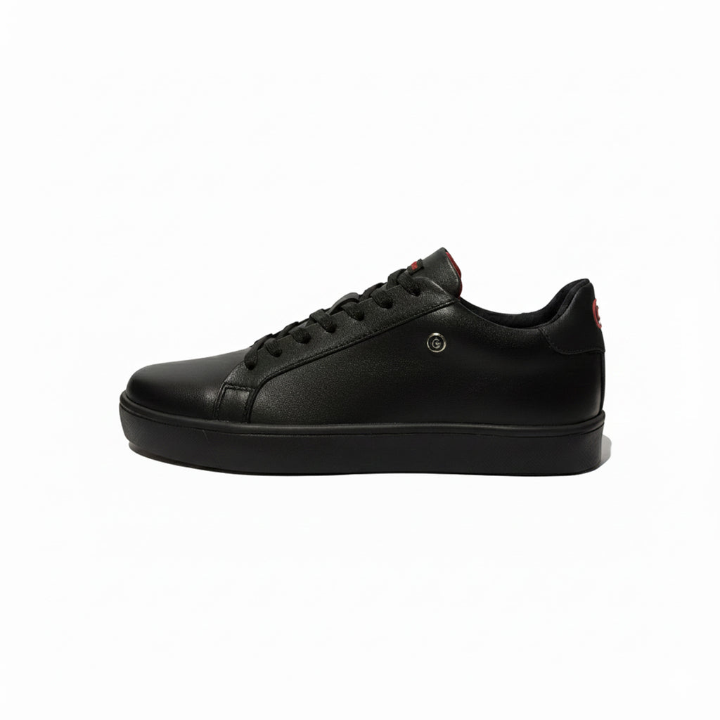 Sneakers Casuales ONYX Negro Premium En Piel Con Forro De Borrego