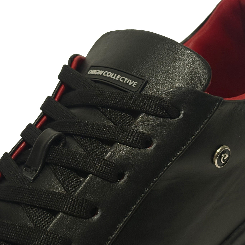 Onyx Vertex BlackRed | Sneakers 100% Piel Borrego