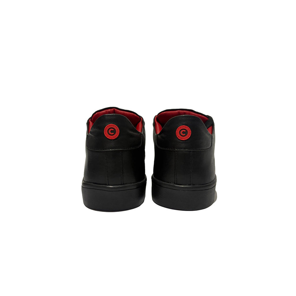 Onyx Black and Red| Sneakers 100% Piel Borrego