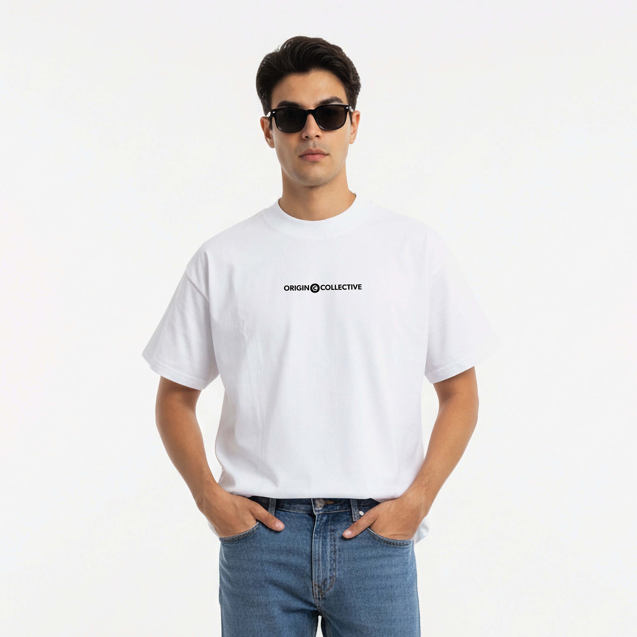 Vibes Are Expensive | Playera Oversize 280 GSM en Blanco