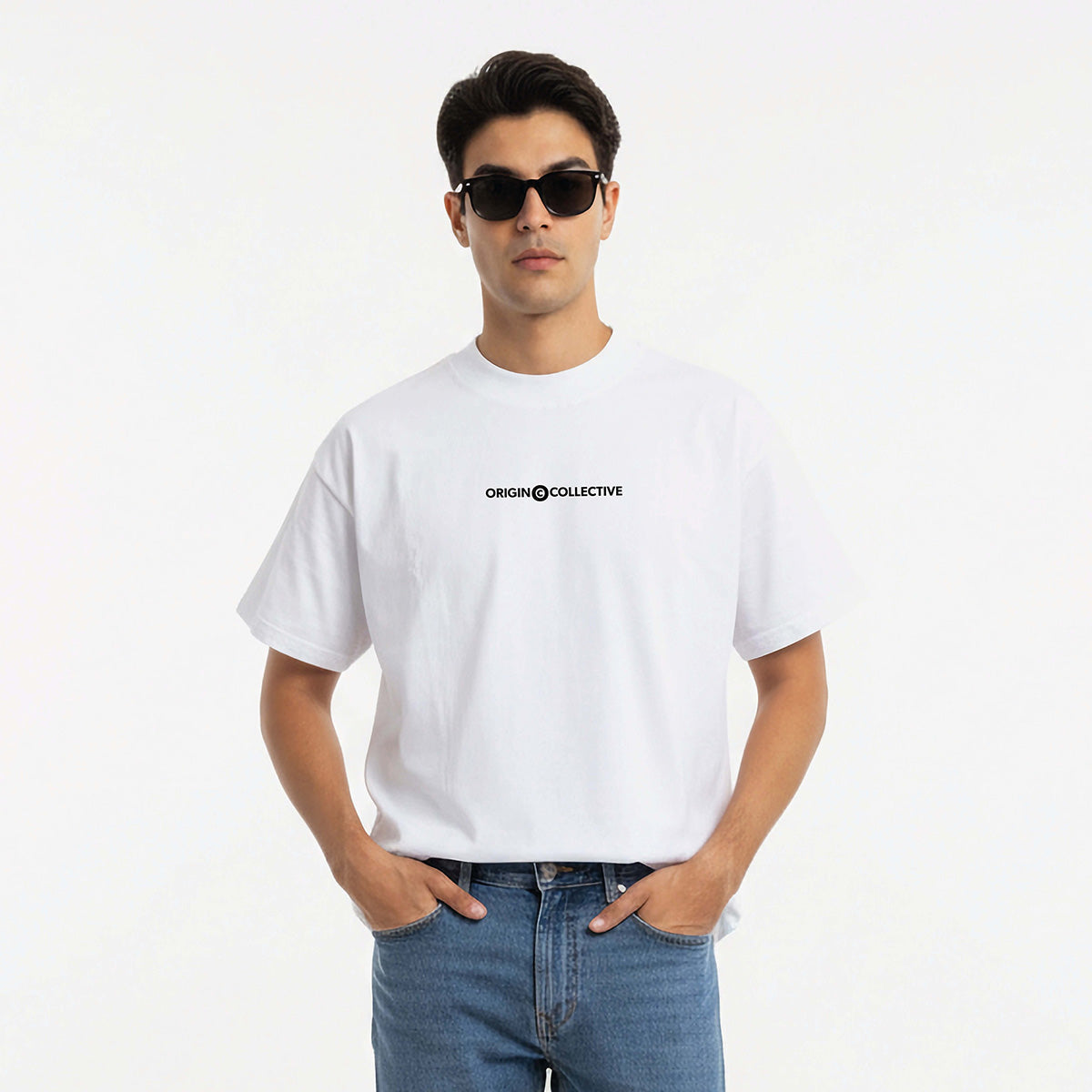 Vibes Are Expensive | Playera Oversize 280 GSM en Blanco