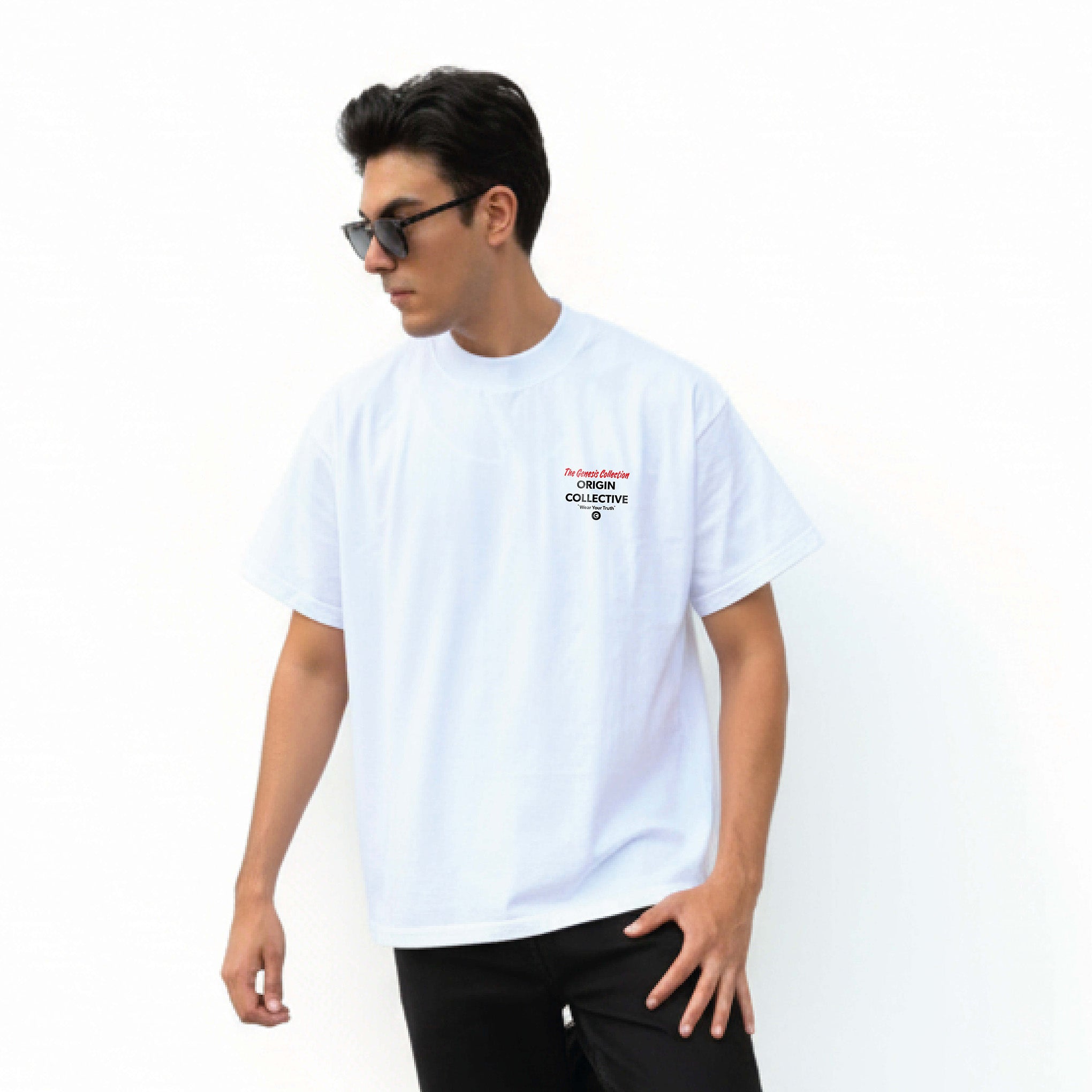 It is what it is | Playera Oversize 280 GSM en Blanca