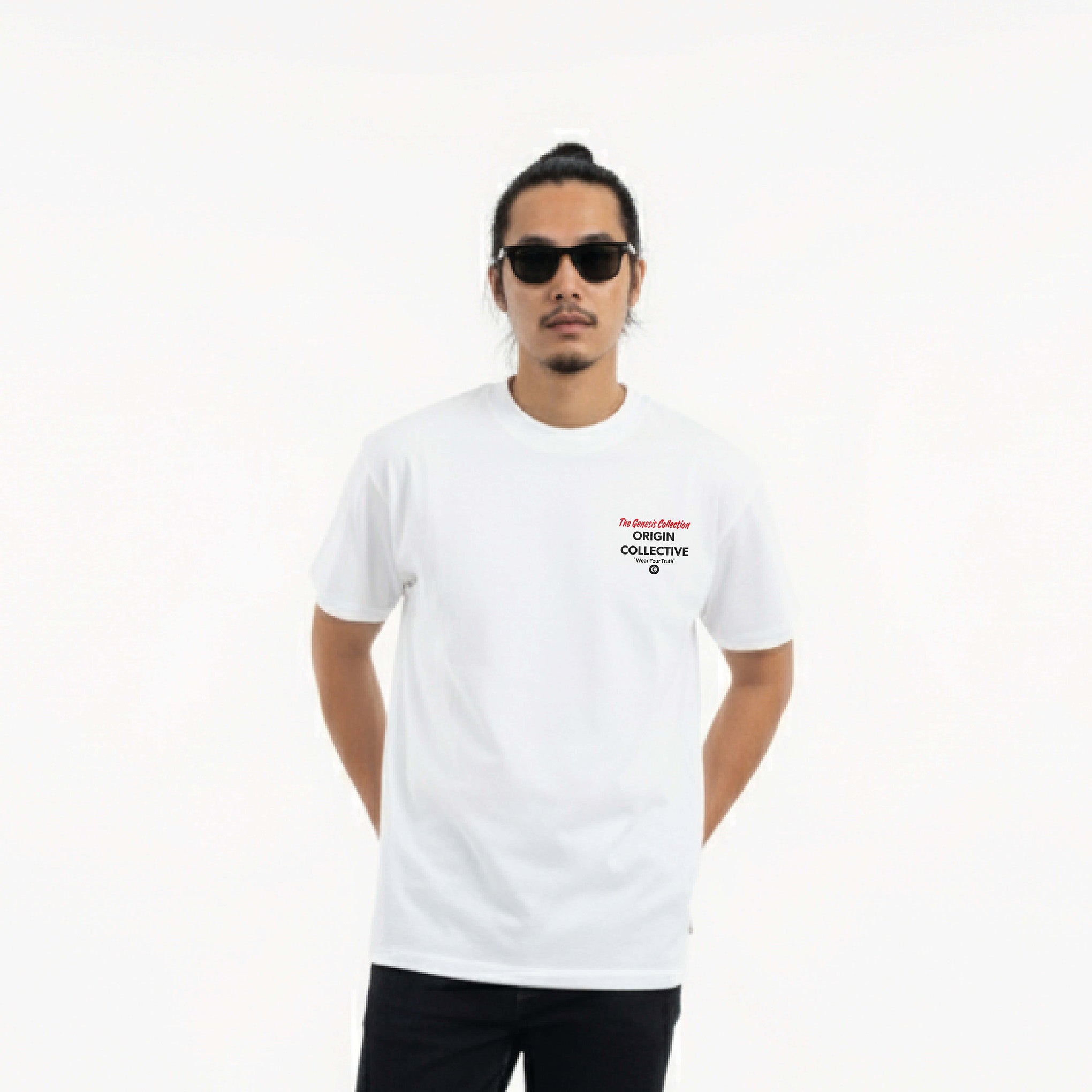 As If Fallen From The Sky | Playera Oversize 280 GSM en Blanco