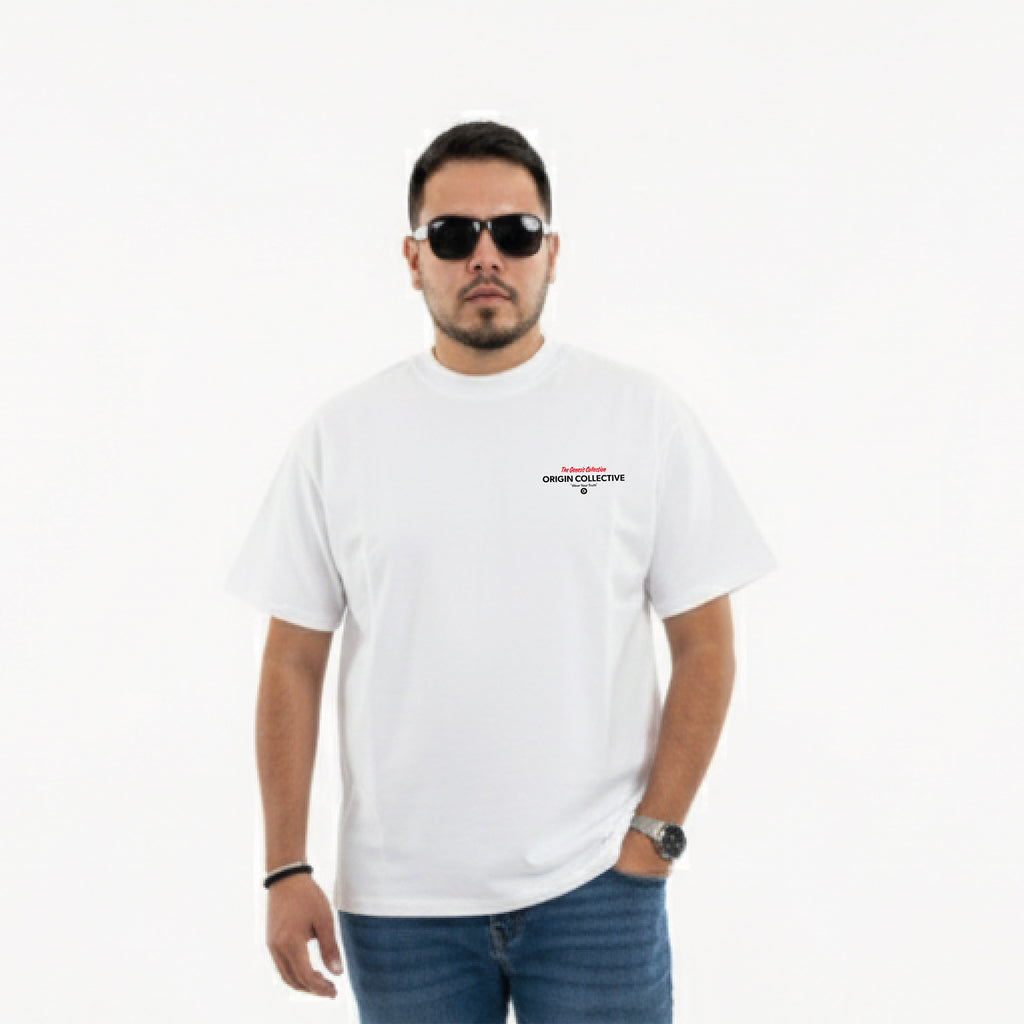 Cancel My Subscription To Reality | Playera Oversize 280 GSM en Blanco