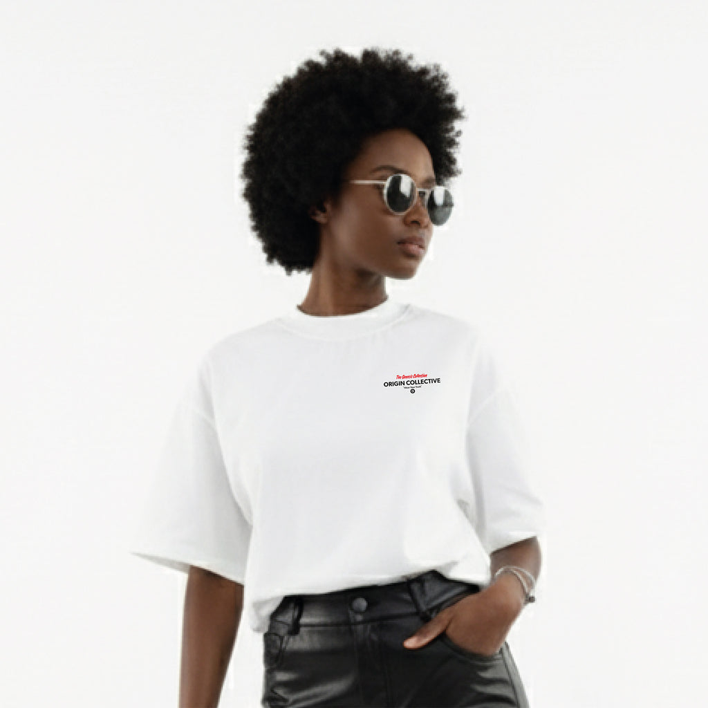 Cancel My Subscription To Reality | Playera Oversize 280 GSM en Blanco