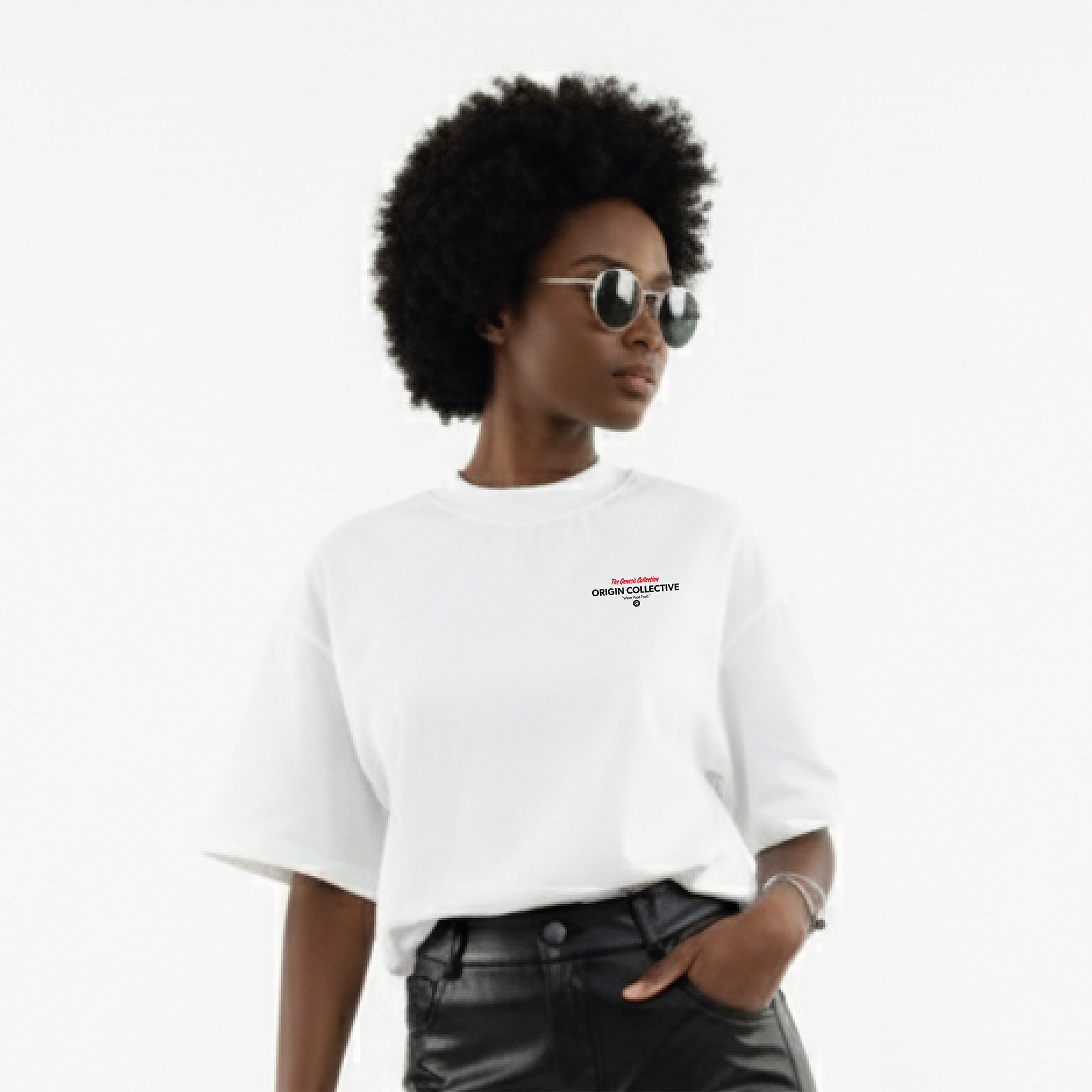 Cancel My Subscription To Reality | Playera Oversize 280 GSM en Blanco