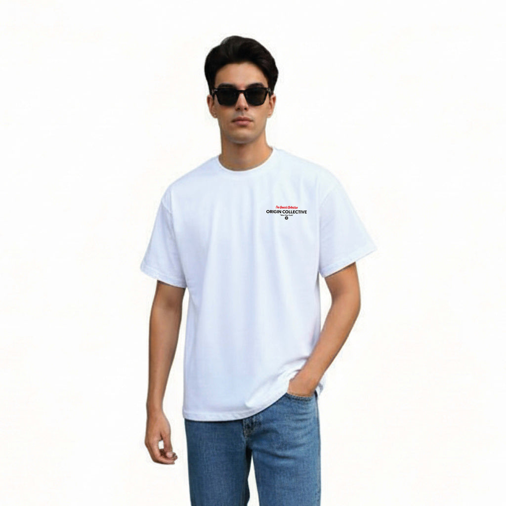 Deli | Playera Oversize 280 GSM en Blanco