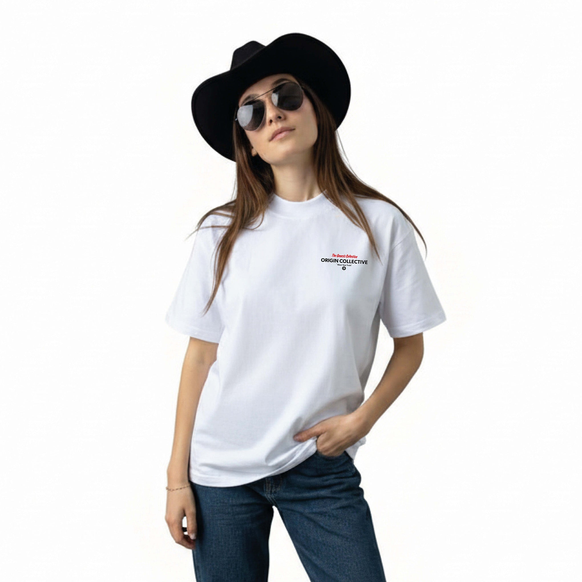Deli | Playera Oversize 280 GSM en Blanco