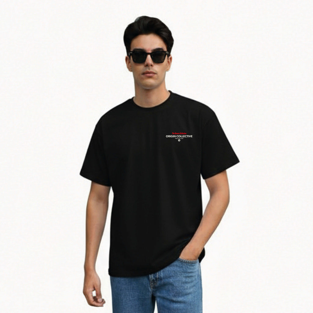 Deli | Playera Oversize 280 GSM en Negro